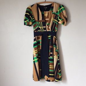 Webster at Target Tie Front Plaid Dress